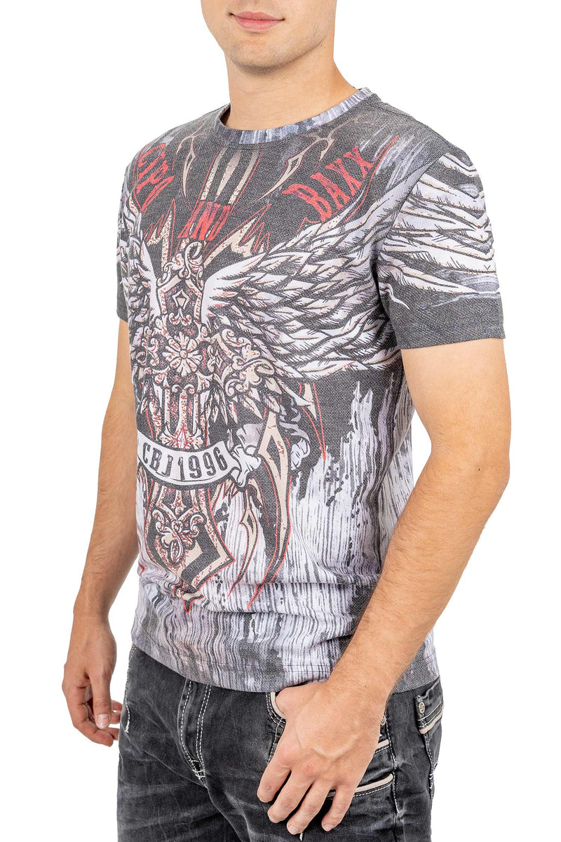 Herren Slim Fit T-Shirt CT746 - Grey