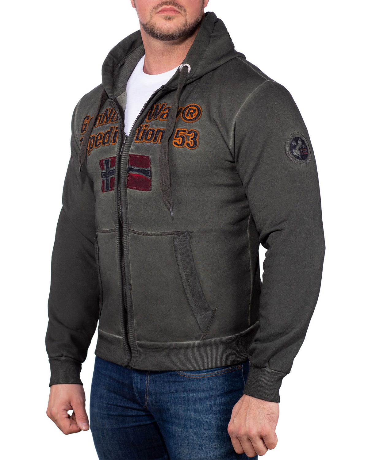 Herren Regular Fit Jacke gimdo - Khaki
