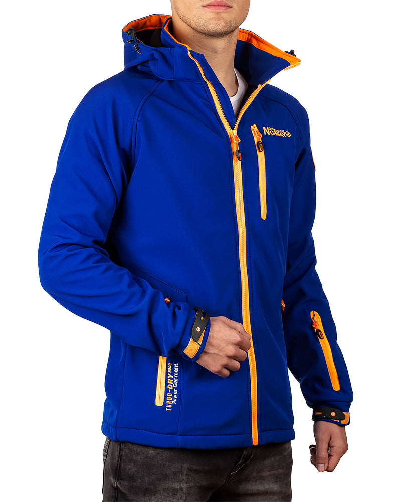 Herren Regular Fit Jacke texico - Royal Blue