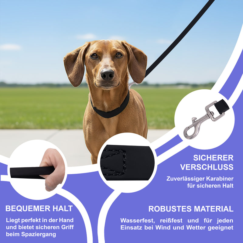 RS Pets Hundeleine PVC 25RSP086 - Black