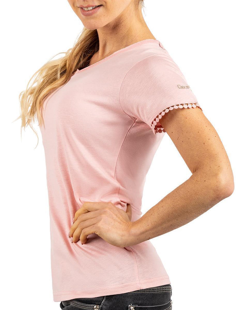 Damen Regular Fit T-Shirt josiane - Powder Pink