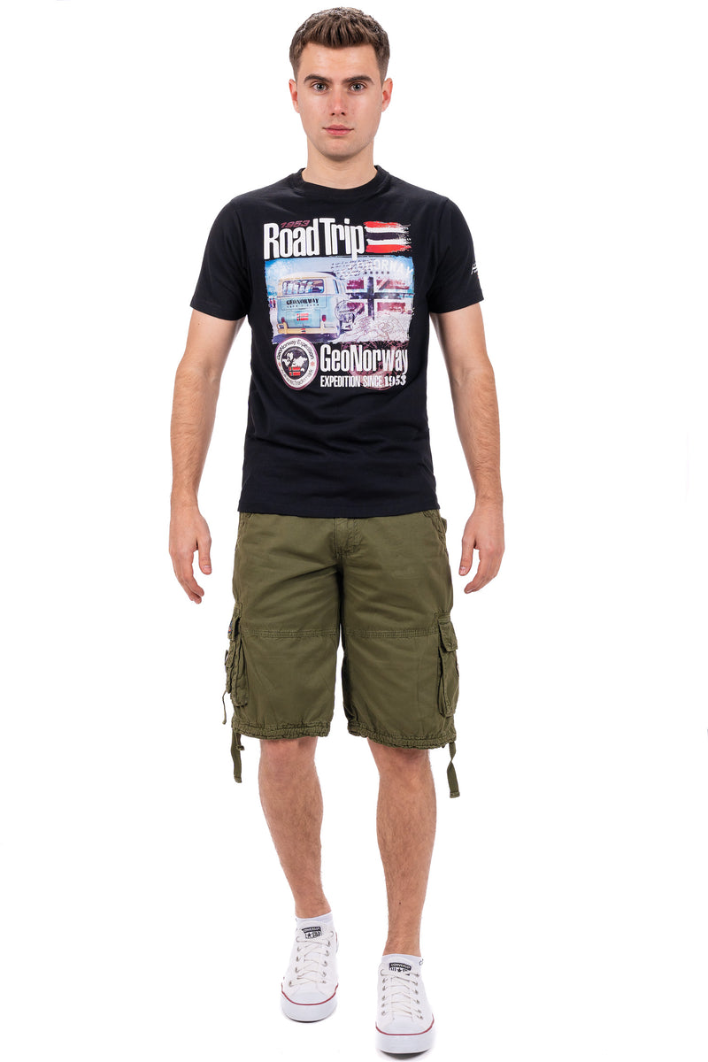 Herren Regular Fit T-Shirt jiami men - Black