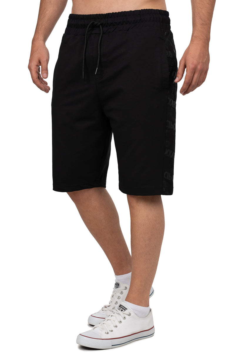 Herren Regular Fit Shorts Mid Waist CK292 - Black