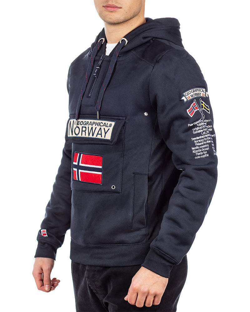 Herren Regular Fit Hoodie gymclass men - Navy
