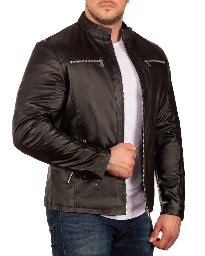 Herren Slim Fit Jacke 20RS25 - Black