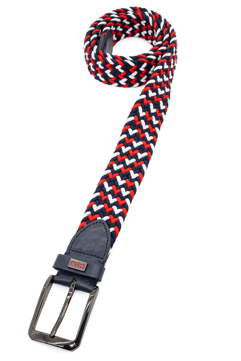 Herren Stoffgürtel CG188 - Red-White