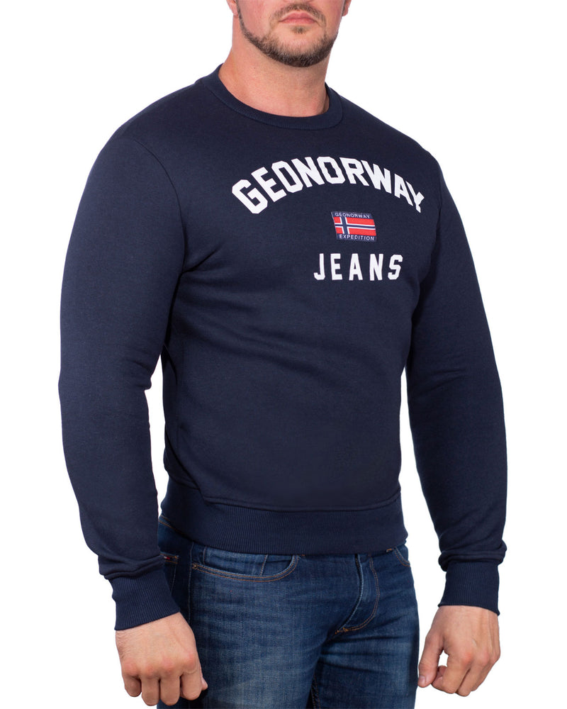 Herren Regular Fit Pullover gassier - Navy