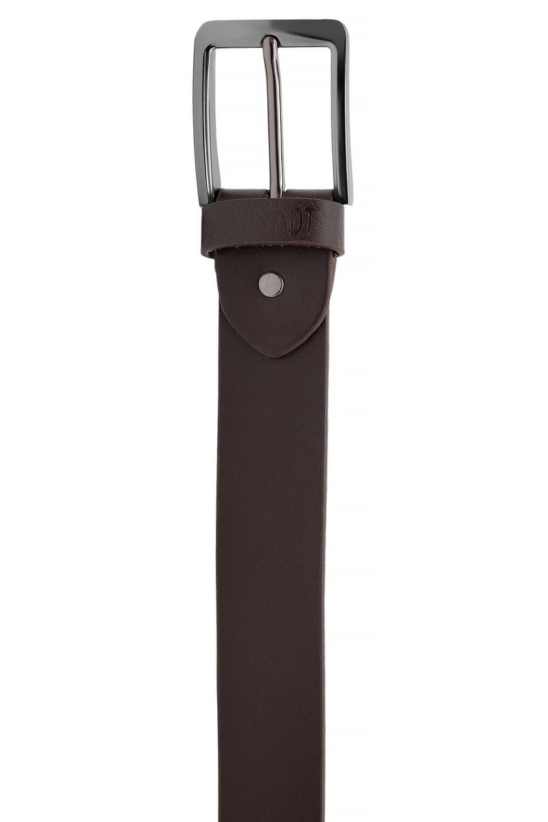 Herren Fashion Gürtel Echtleder 25RS060 - Dark Brown