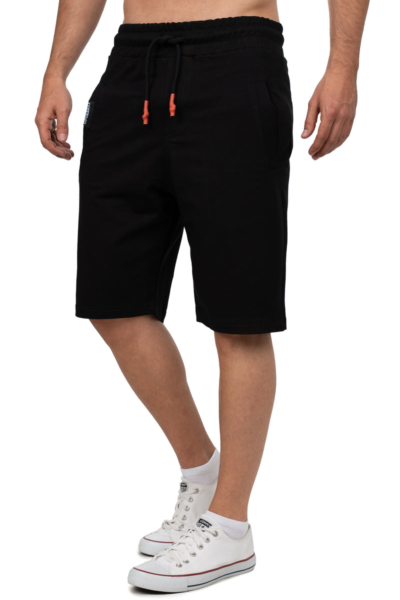 Herren Regular Fit Shorts Mid Waist CK271 - Black