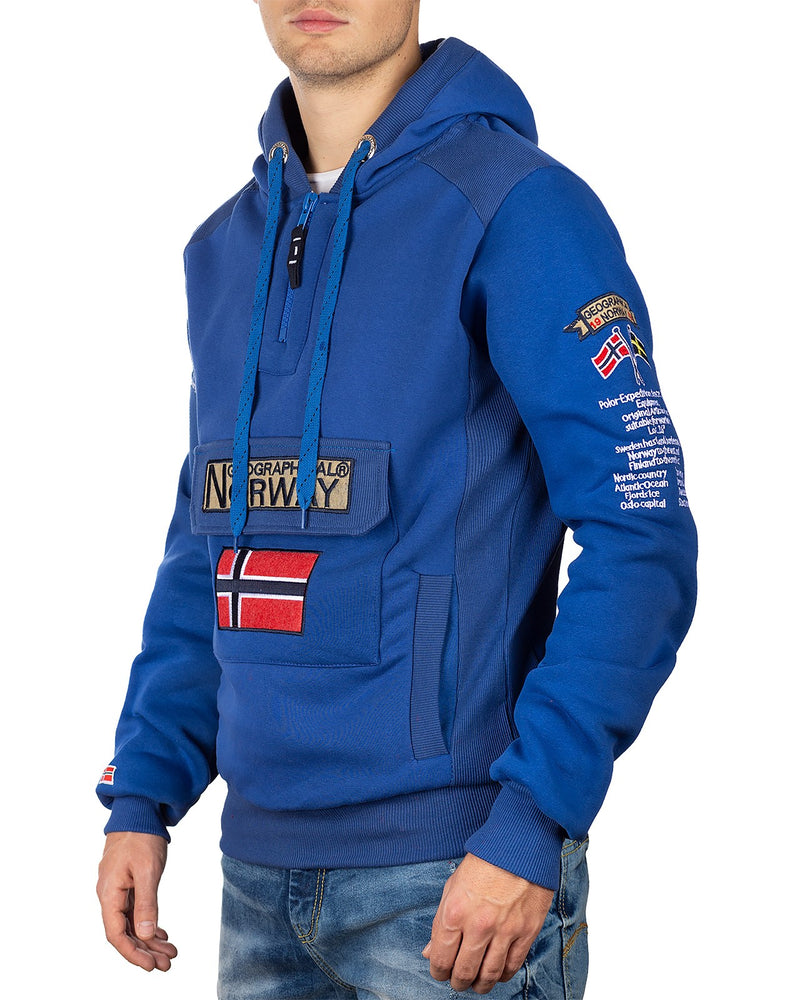 Herren Regular Fit Hoodie gymclass men - Blue