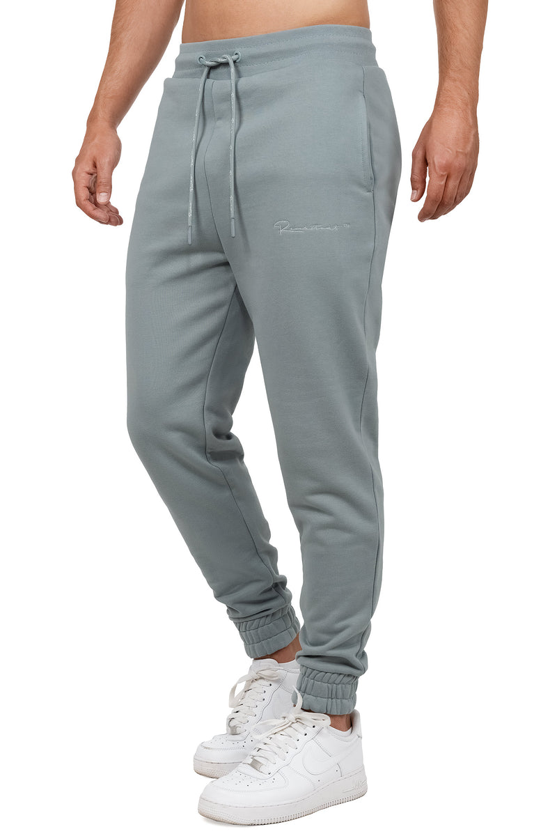 Herren Regular Fit Jogginghose Marken-Stick 23RS035 - Grey