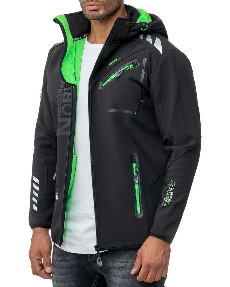 Herren Regular Fit Softshelljacke royaute men - Black