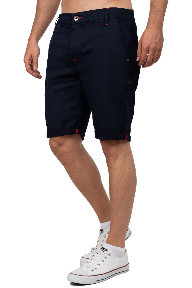 Herren Regular Fit Shorts Logo-Detail CK272 - Navy