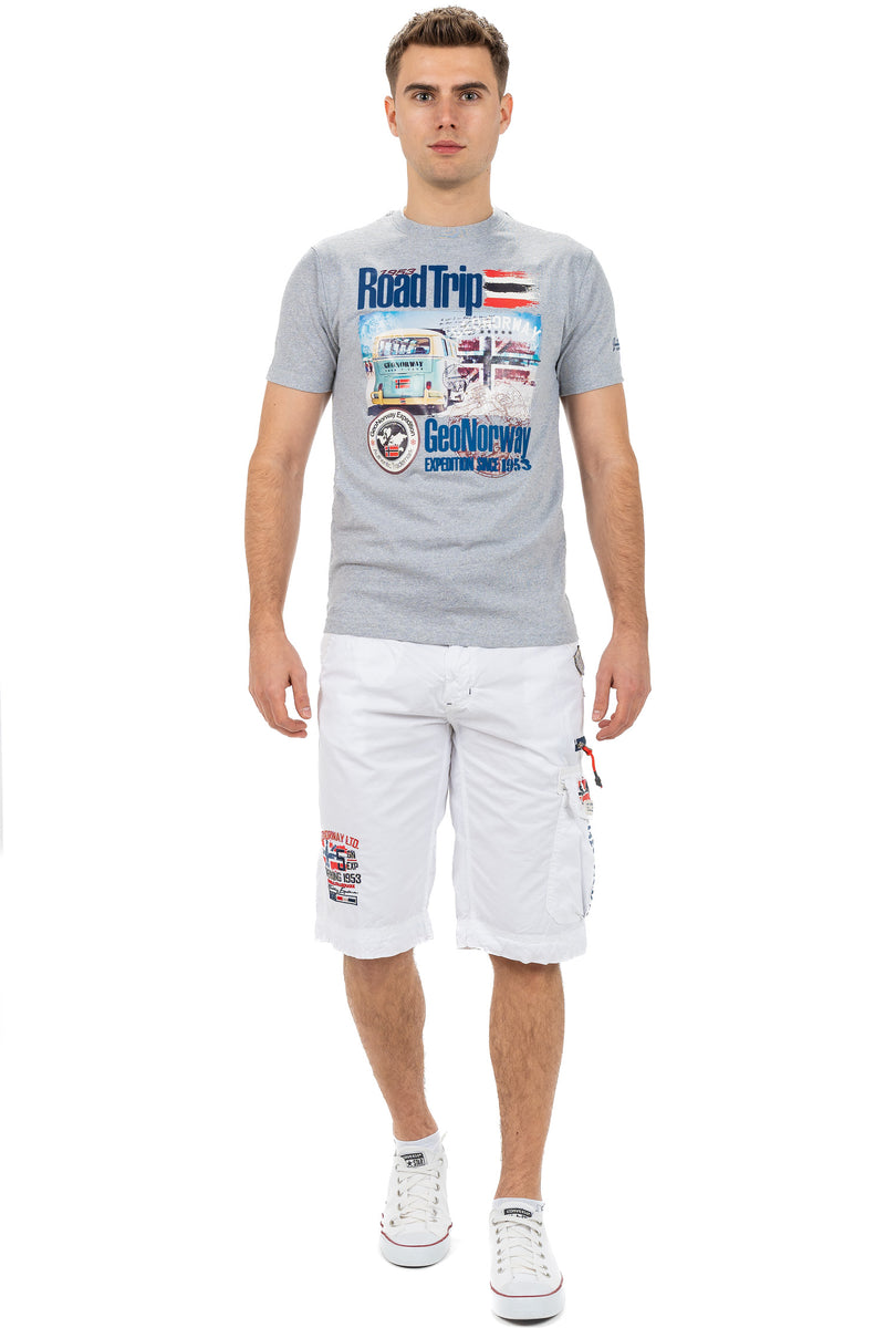Herren Regular Fit T-Shirt jiami men - Blended Grey