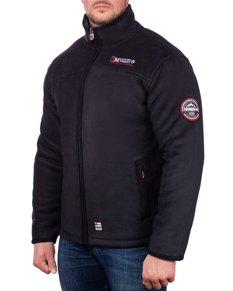 Herren Regular Fit Jacke ubolt - Black