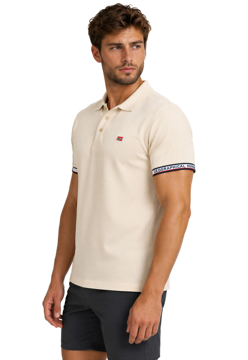 Herren Regular Fit Polohemd koliar men - Off White