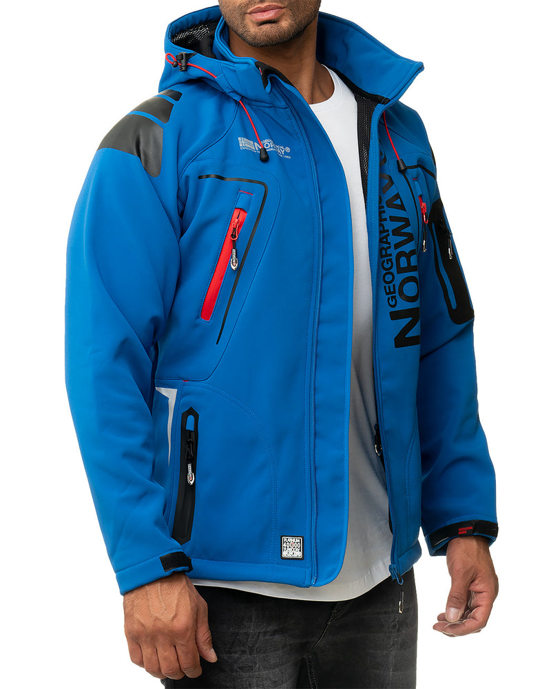 Herren Regular Fit Softshelljacke techno men - Royal Blue