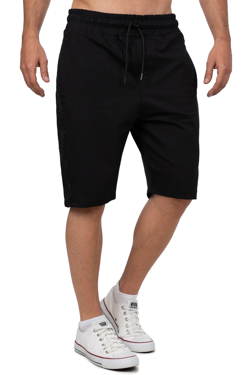Herren Regular Fit Shorts Mid Waist CK292 - Black