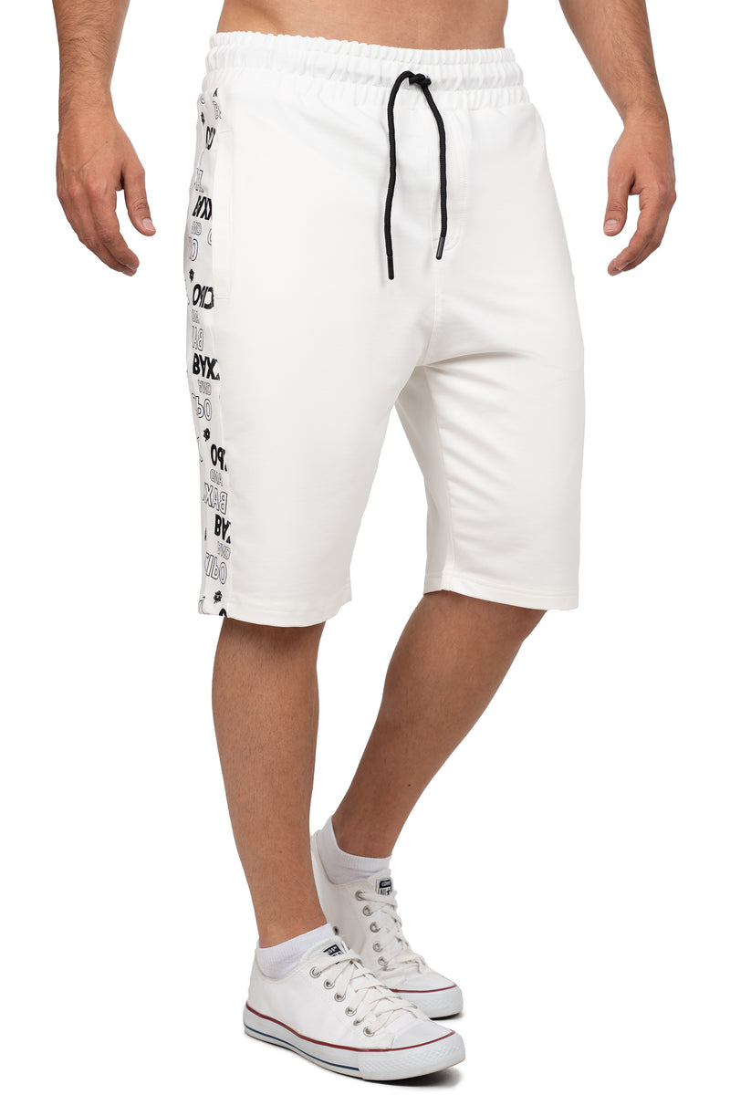 Herren Regular Fit Shorts Mid Waist CK292 - Ecru