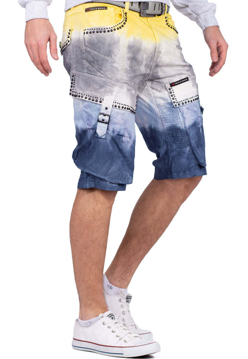 Herren Regular Fit Shorts CK211 - Yellow