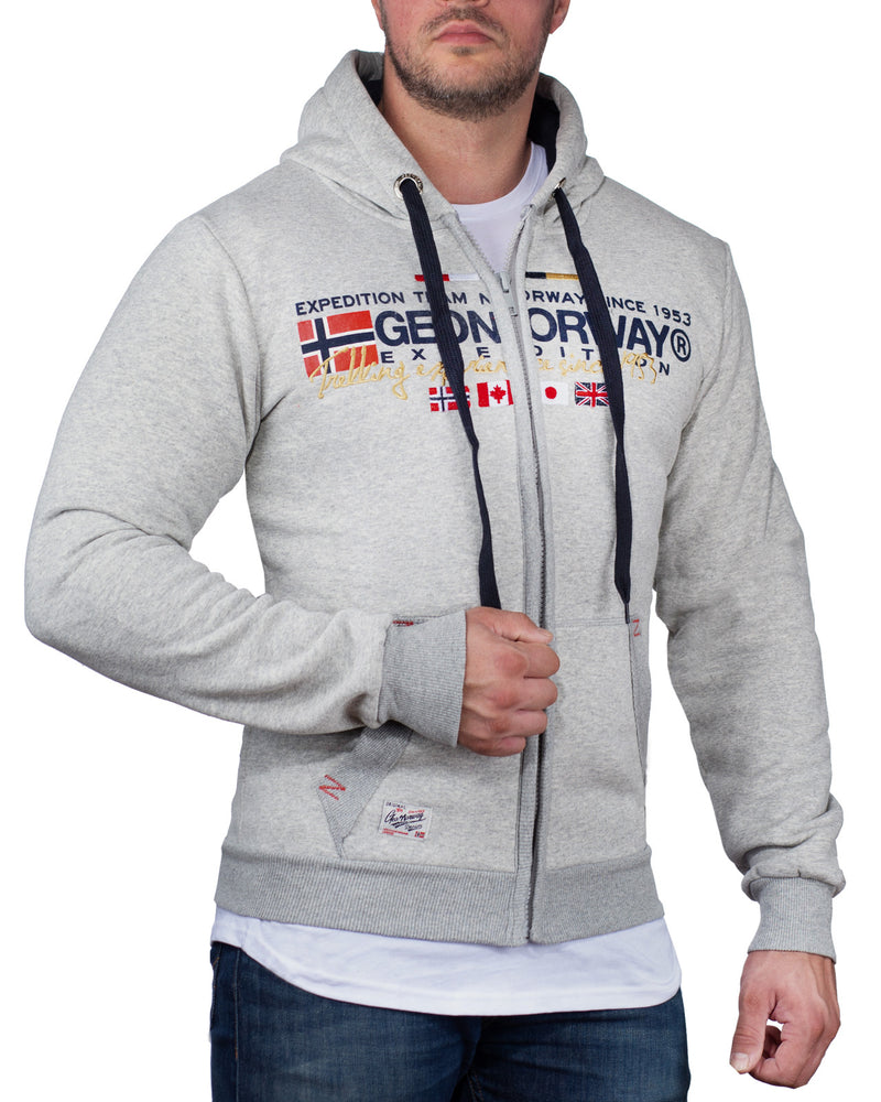 Herren Regular Fit Hoodie galiator - Grey
