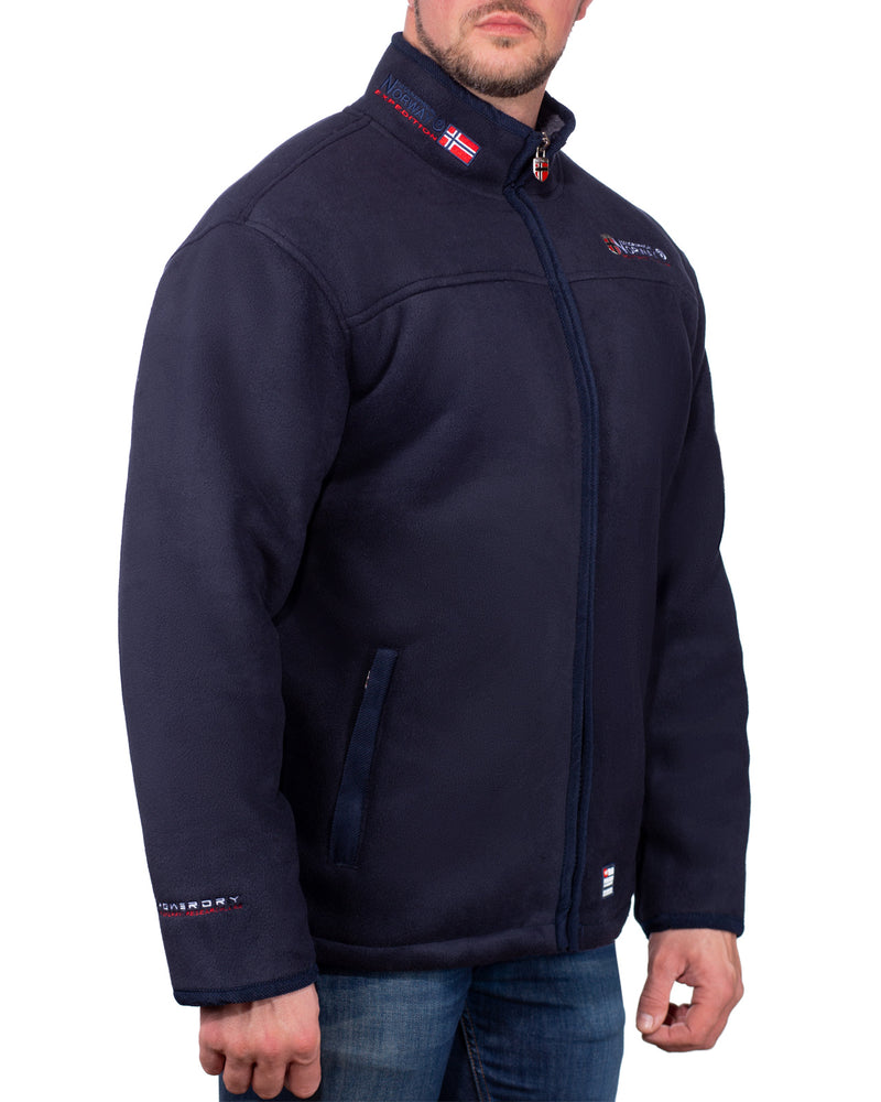 Herren Regular Fit Jacke ubolt - Navy