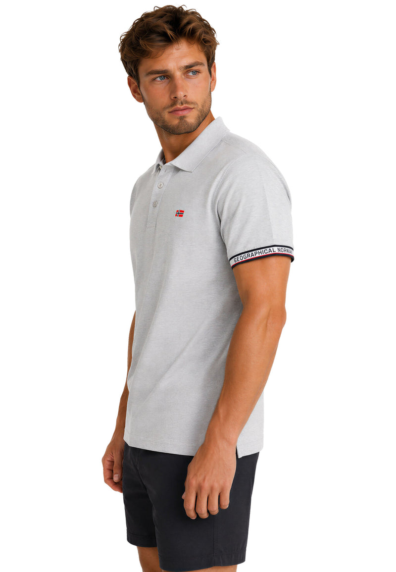 Herren Regular Fit Poloshemd koliar men - Blended Grey