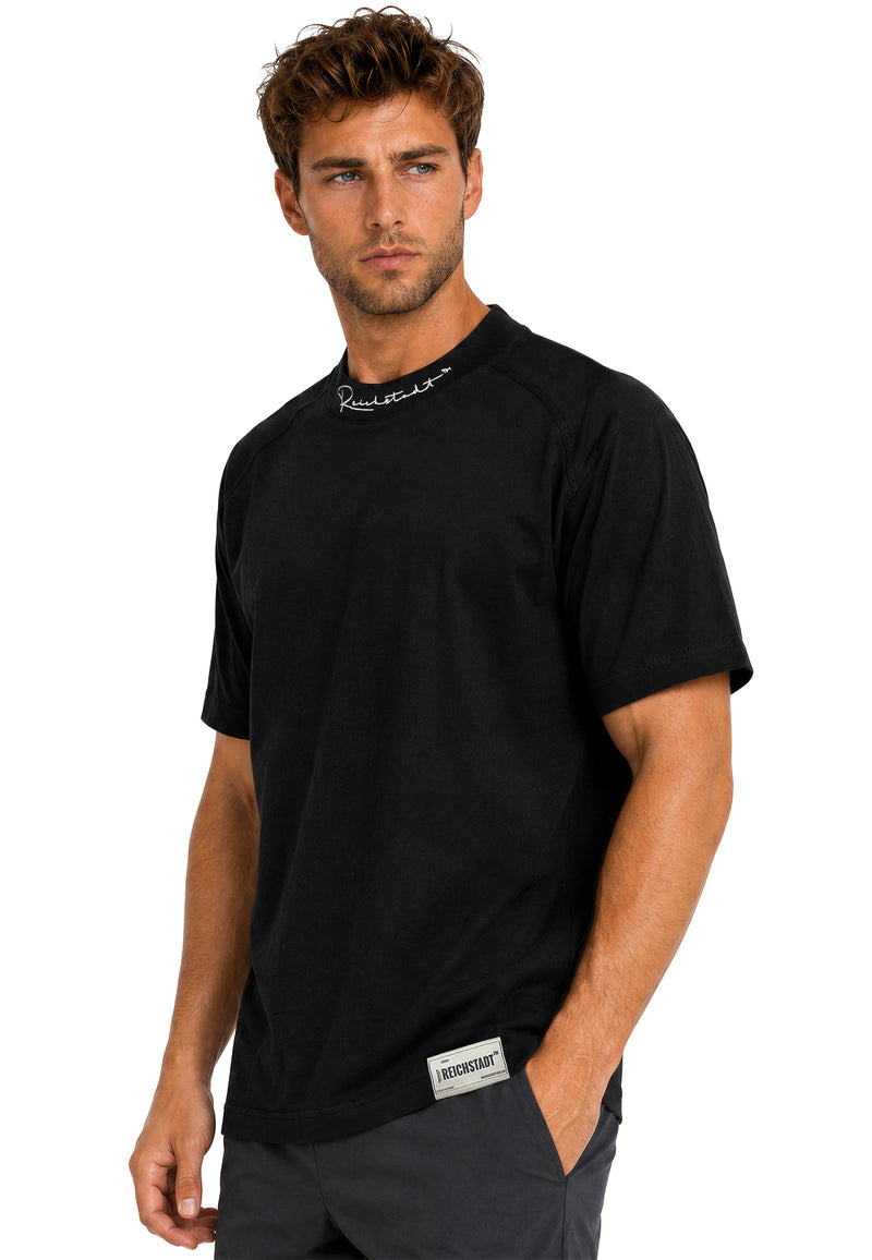 Herren Relaxed Fit T-Shirt 23RS041 - Black