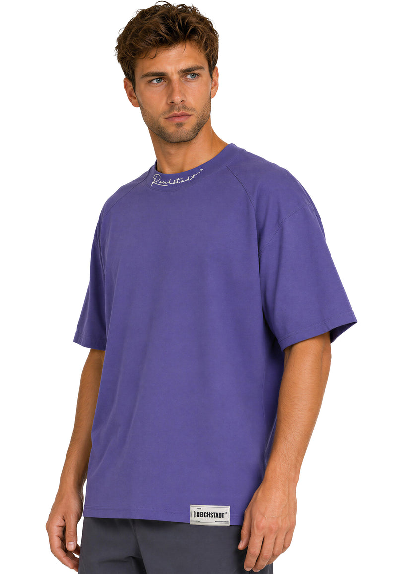 Herren Relaxed Fit T-Shirt 23RS041 - Light Purple