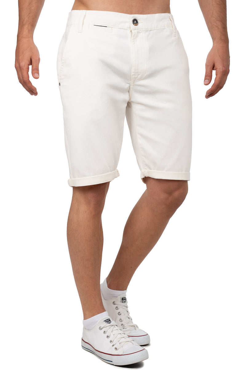 Herren Regular Fit Shorts Logo-Detail CK272 - White