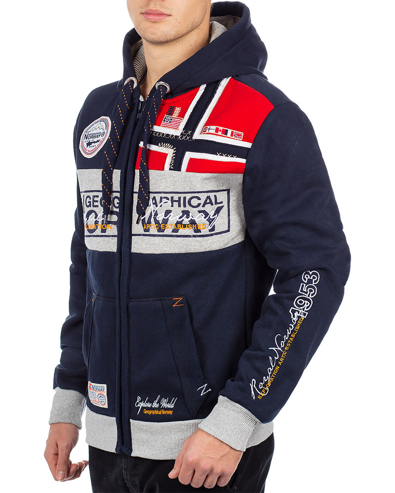 Herren Regular Fit Sweatjacke flyer - Navy