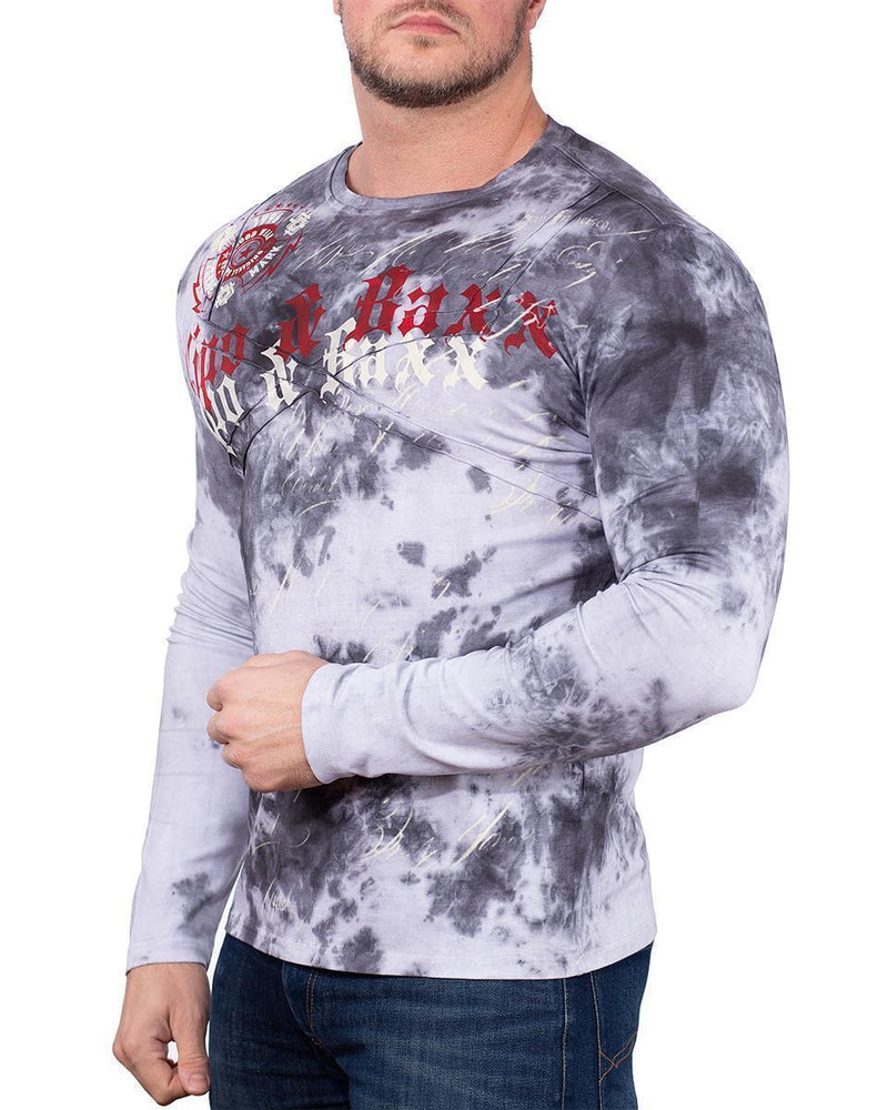 Herren Regular Fit Longsleeve CL489 - Grey