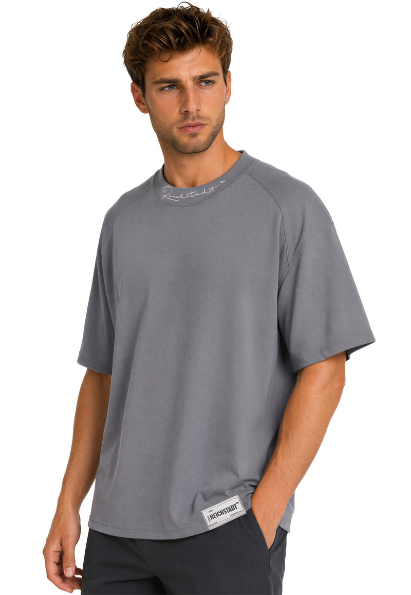 Herren Relaxed Fit T-Shirt 23RS041 - Dark Grey