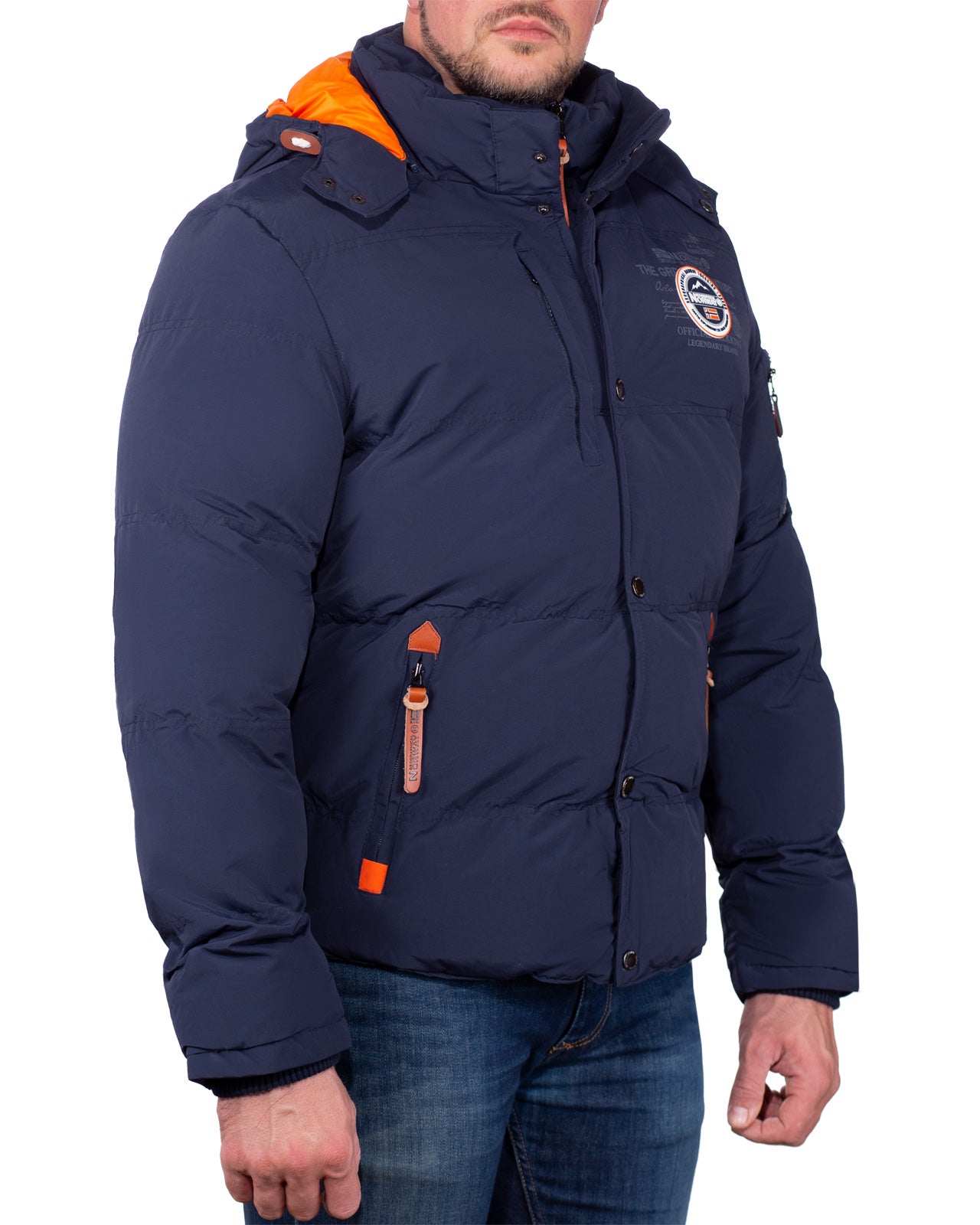 Herren Regular Fit Steppjacke verveine - Navy