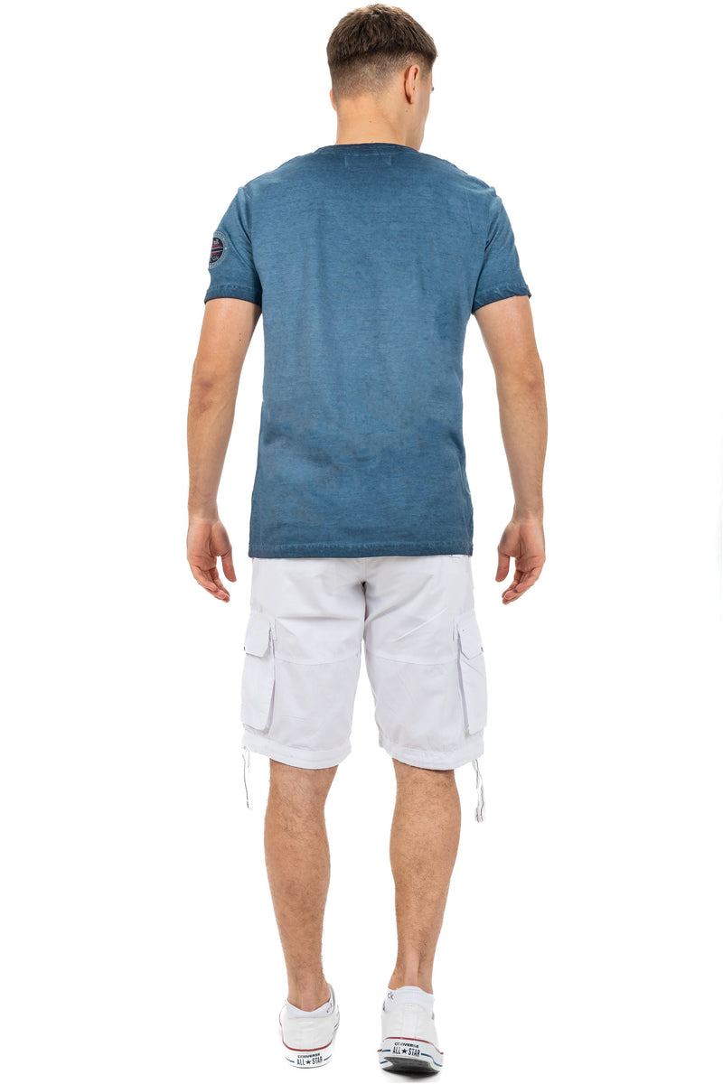 Herren Regular Fit T-Shirt joasis - Navy