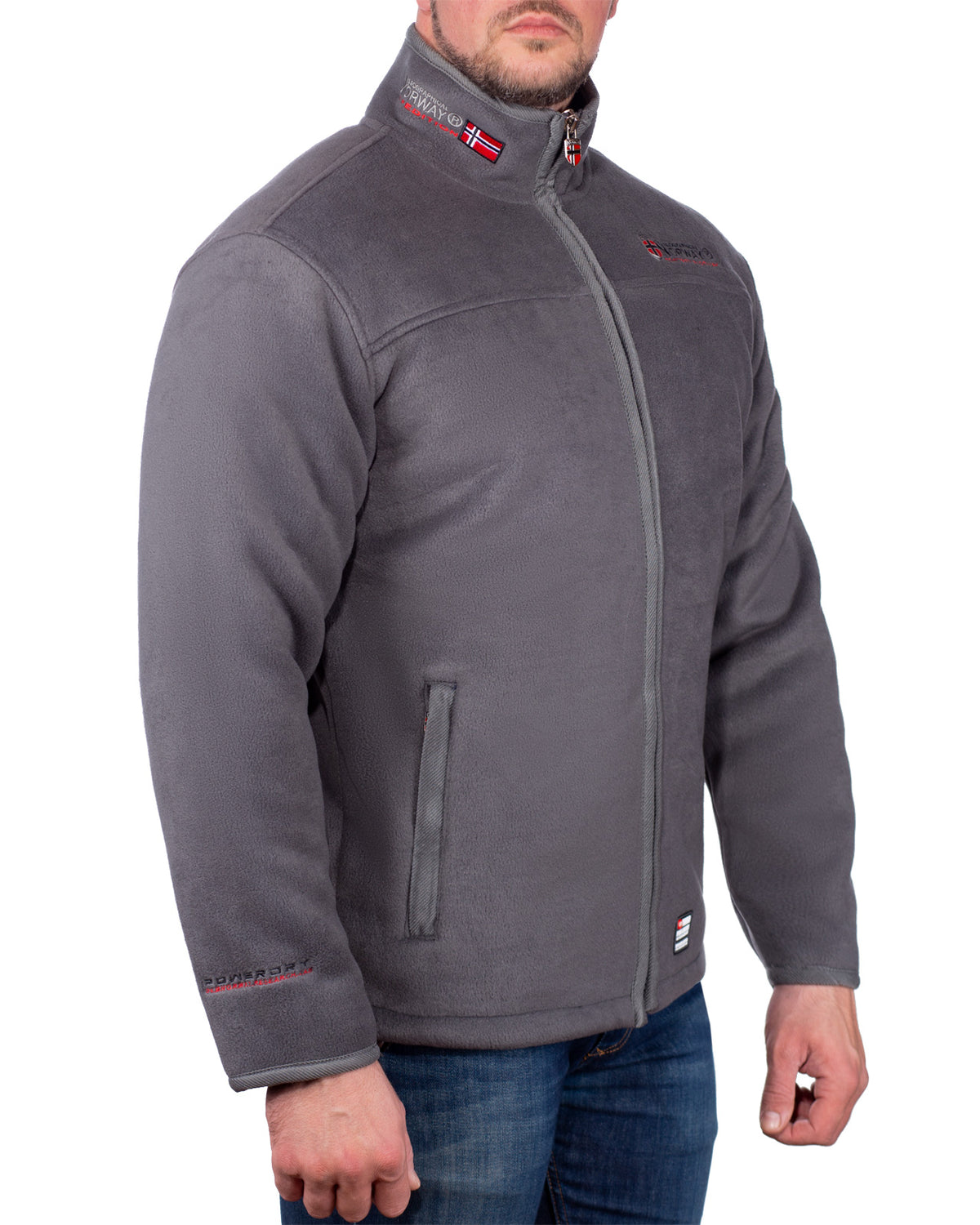 Herren Regular Fit Jacke ubolt in Dark-Grey-Black – Geographical Norway – Ansicht 4