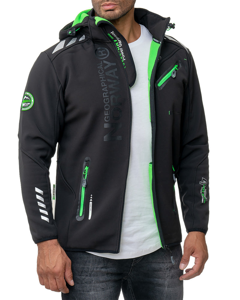 Herren Regular Fit Softshelljacke royaute men - Black