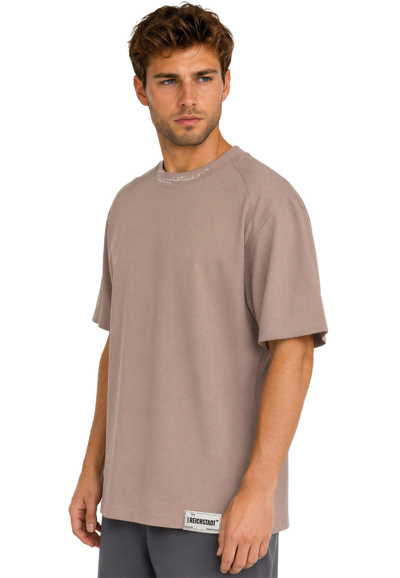 Herren Relaxed Fit T-Shirt 23RS041 - Warm Brown