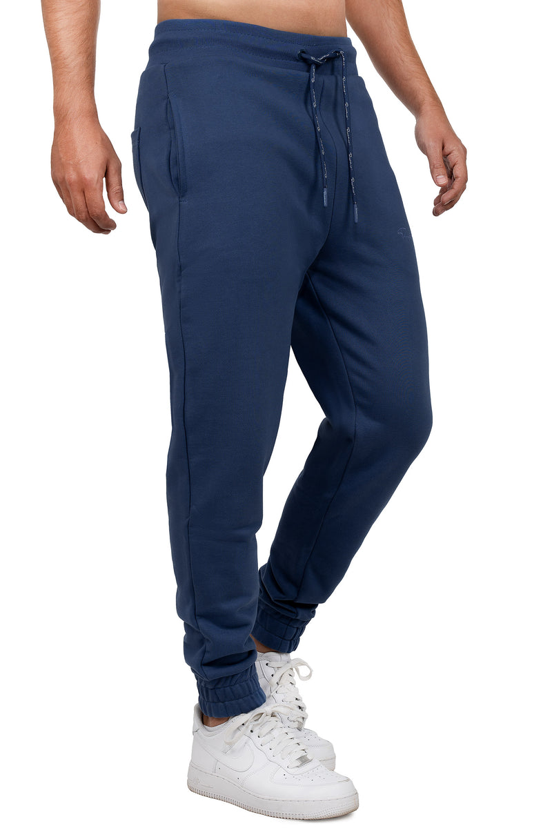 Herren Regular Fit Jogginghose Marken-Stick 23RS035 - Dark Blue