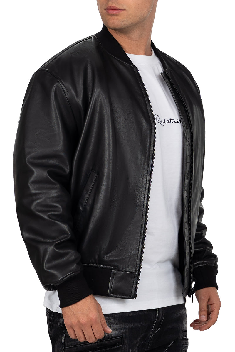 Herren Regular Fit Jacke in Black – Reichstadt – Ansicht 4