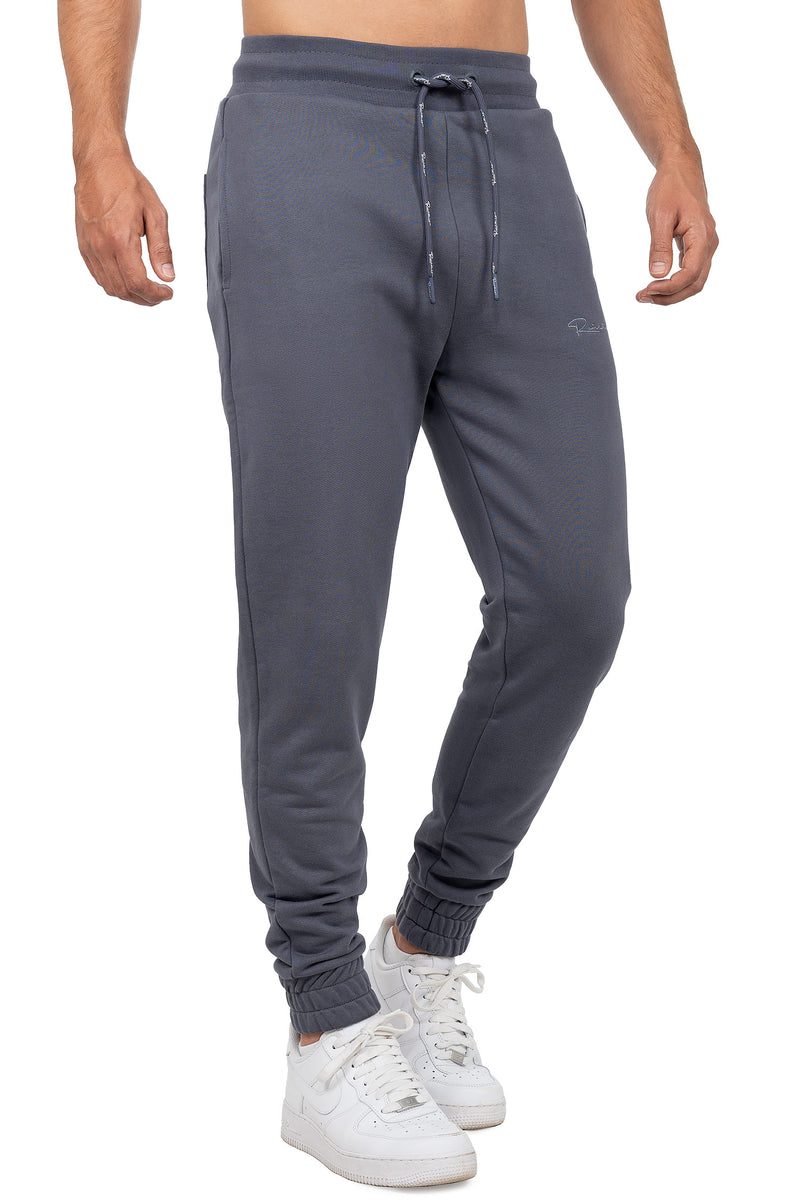 Herren Regular Fit Jogginghose Marken-Stick 23RS035 - Anthracite