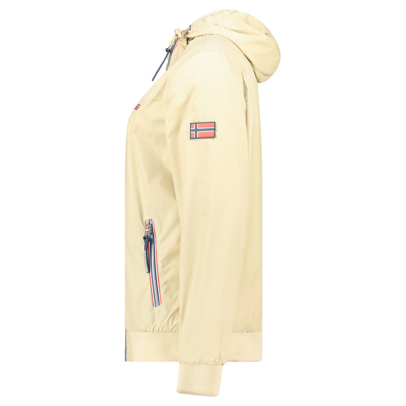 Damen Relaxed Fit Jacke Windabweisend arrivial lady - Beige