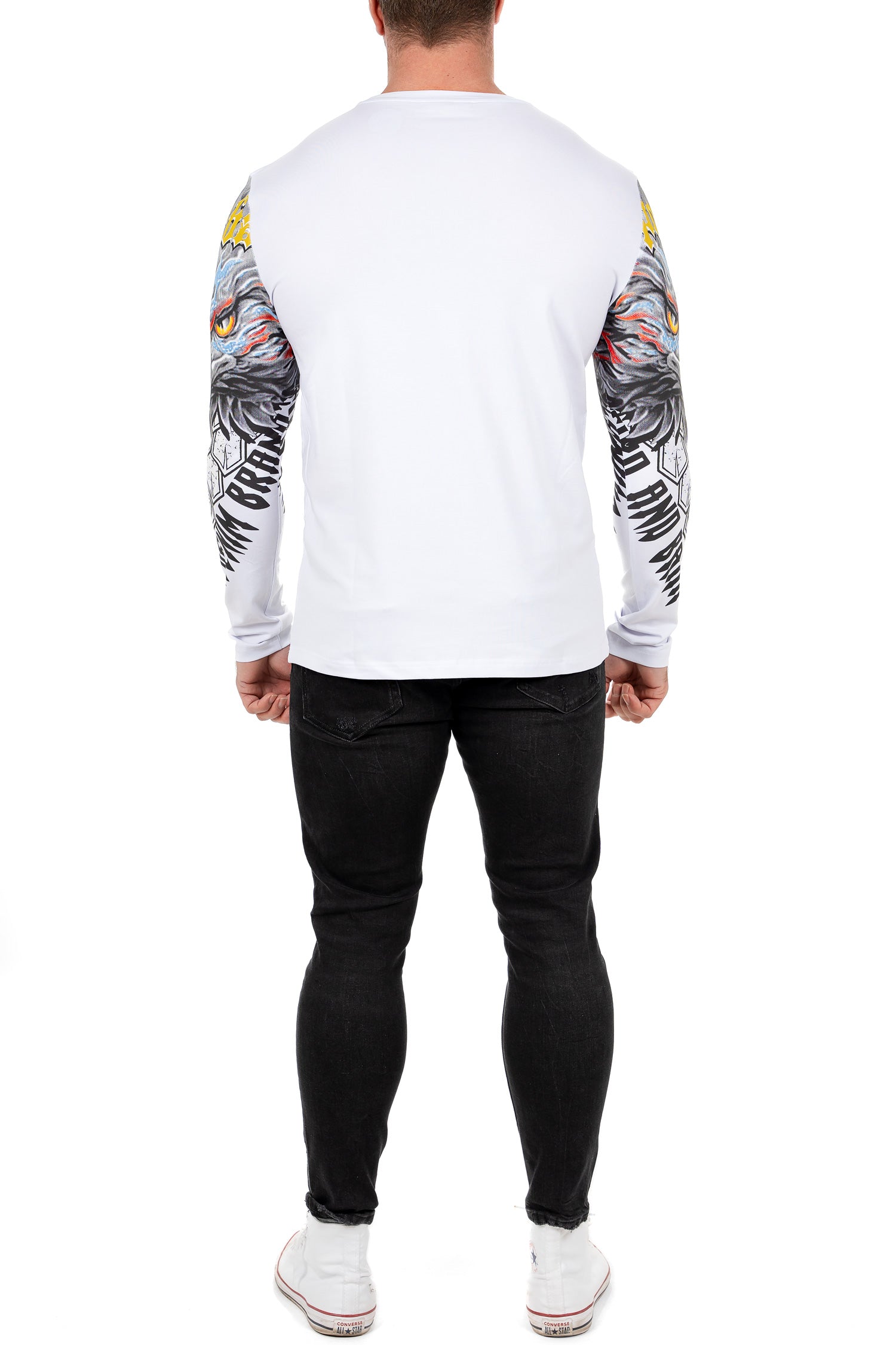 Herren Regular Fit Longsleeve CL488 - White