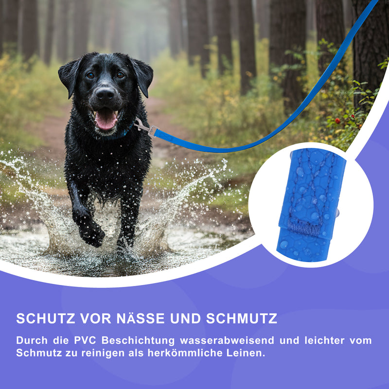 RS Pets Hundeleine Texturierte PVC 25RSP085 - Blue