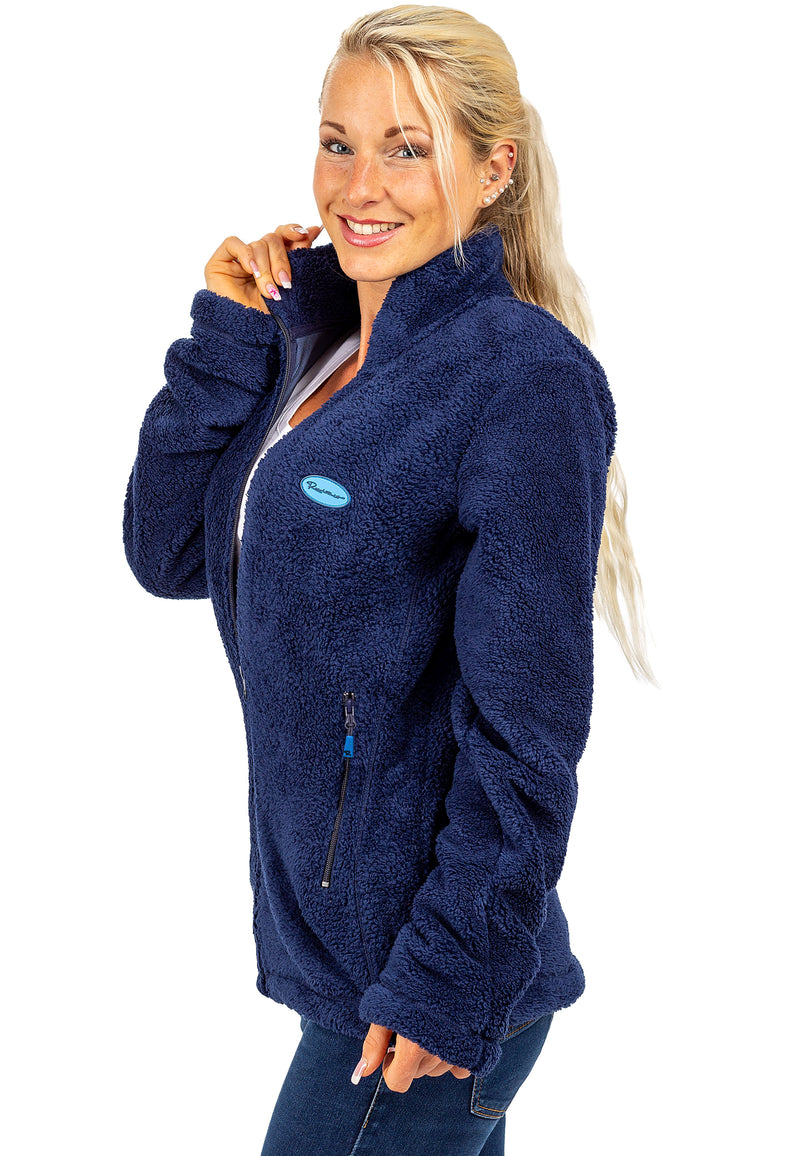 Damen Regular Fit Fleecejacke Kuschelig 22RSW002 - Navy
