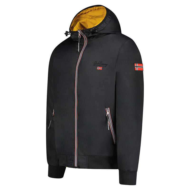 Herren Regular Fit Jacke Wendbar arrivial men - Black