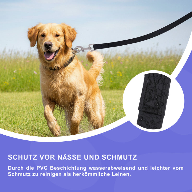 RS Pets Hundeleine Texturierte PVC 25RSP085 - Black