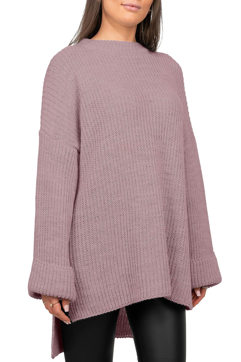 Damen Relaxed Fit Pullover 25RSW067 - Taupe