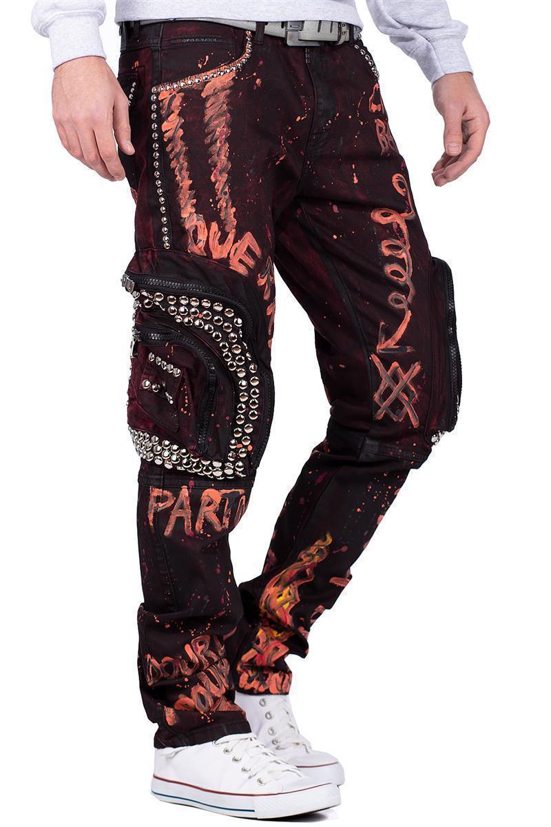 Herren Regular Fit Jeans CD693 - Bordeaux