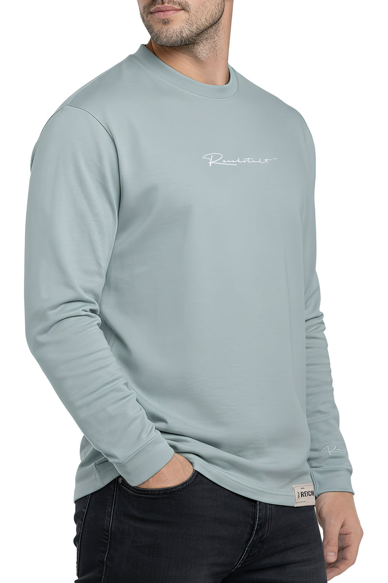 Herren Oversized Langarm Shirt 23RS042 - Mint